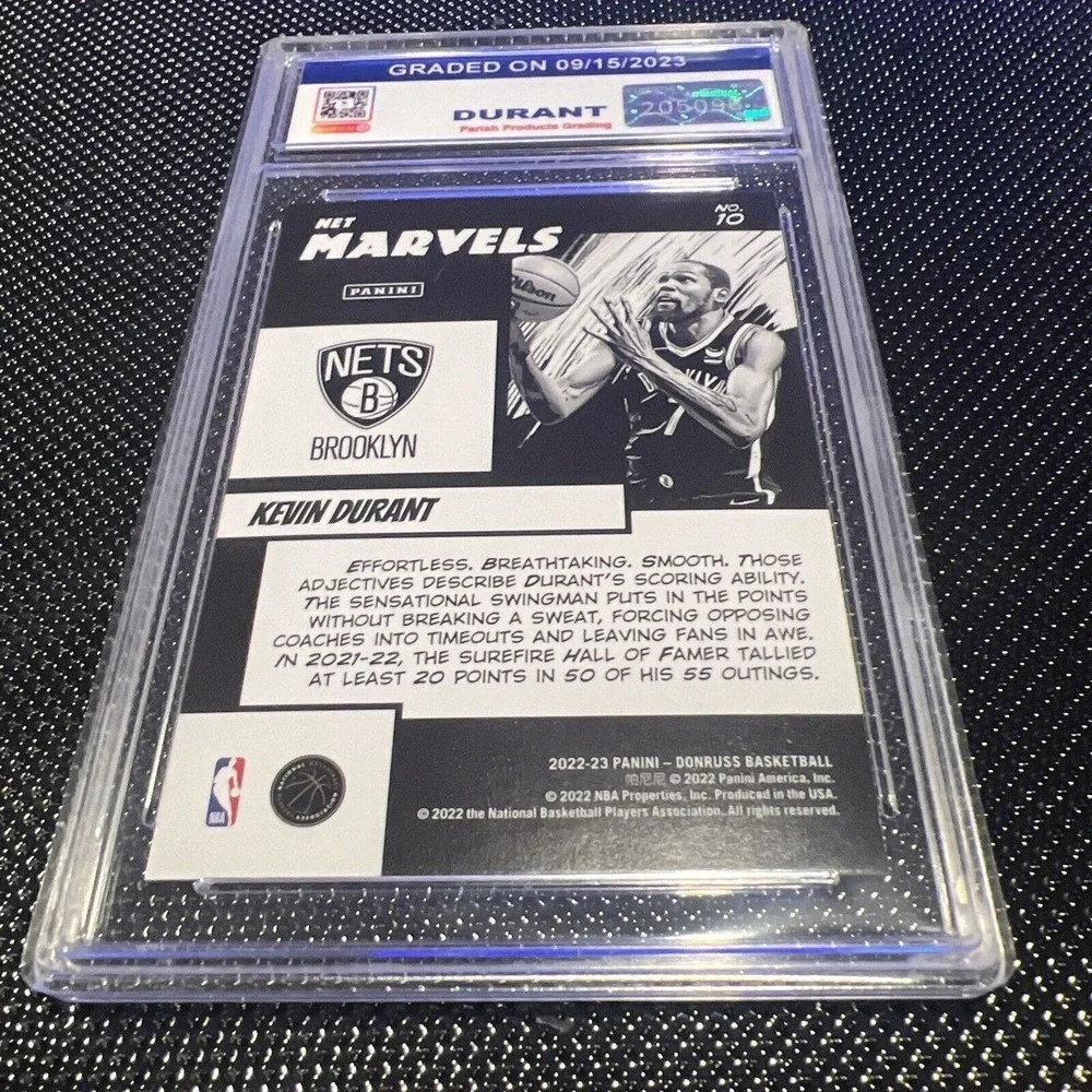 2022-23 Panini Donruss Kevin Durant #10 Net Marvels PPG 10 Gem-Mint 🔥🔥🔥